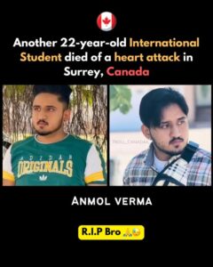 Anmol Verma Surrey, Canada-Death, Obituary